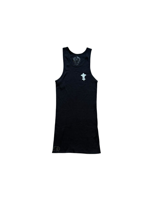 Chrome Hearts Crystal Fleur Tank Top