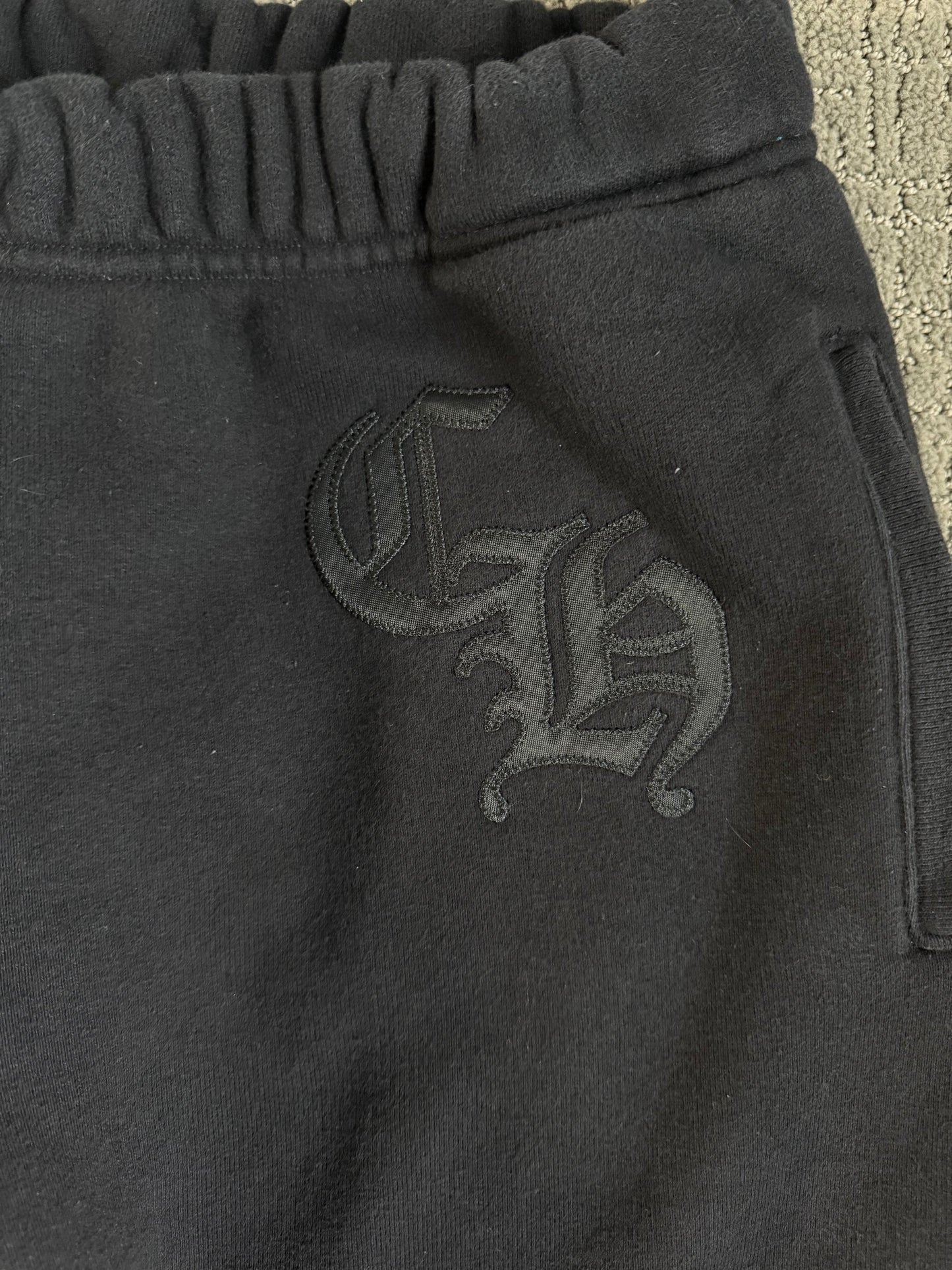 Chrome Hearts Seven-11 CH Embroidery Sweatpants Black