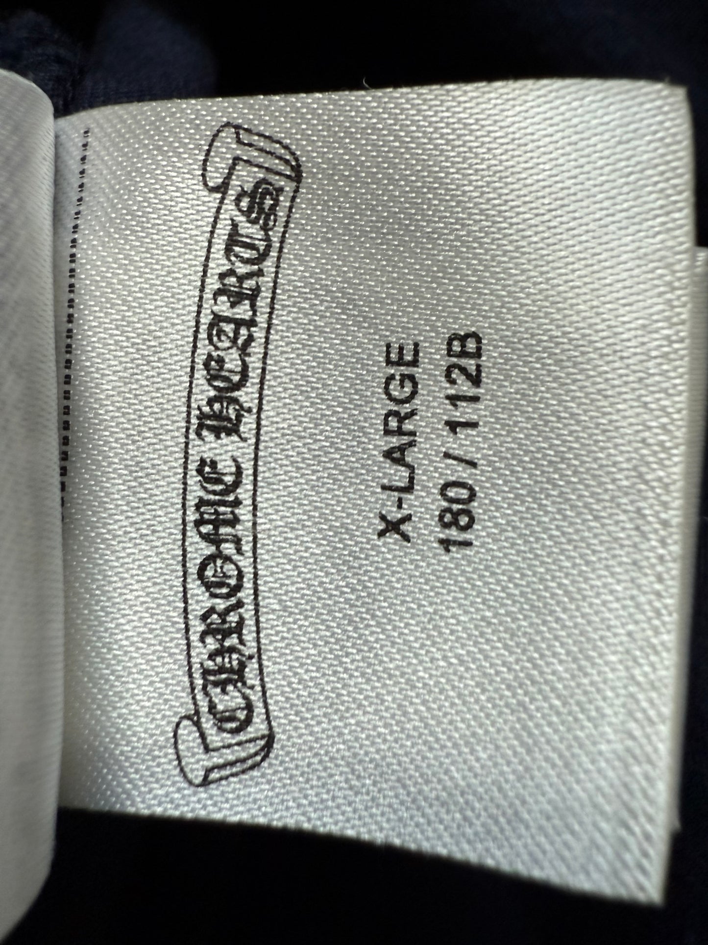Chrome Hearts V89 Dagger LS T-Shirt Navy Yellow