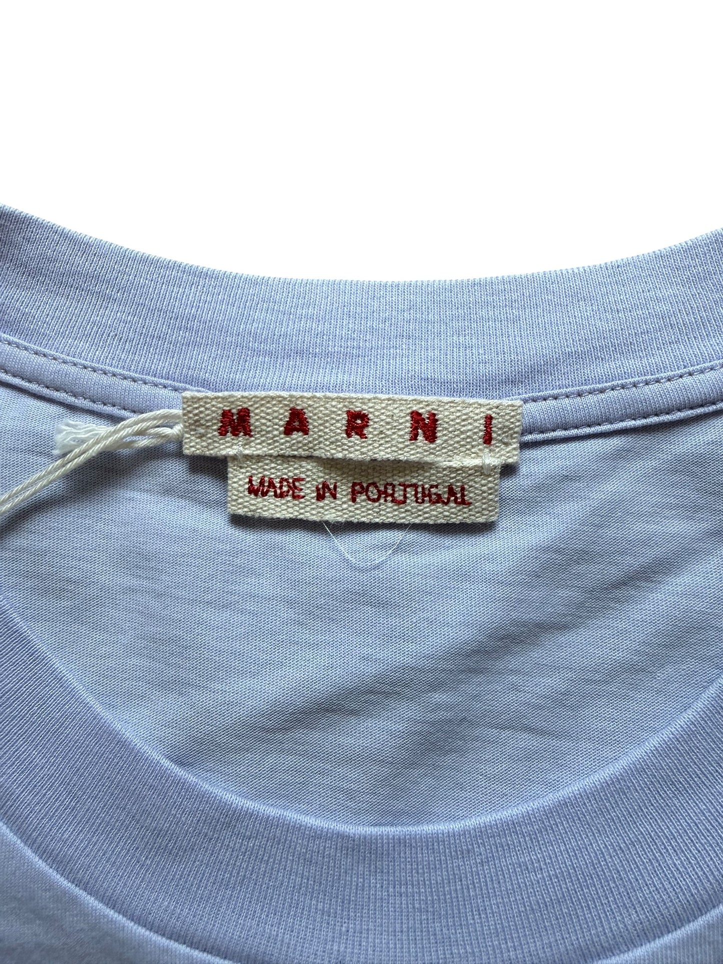 Marni 3D Logo Printed Short Sleeve Tee