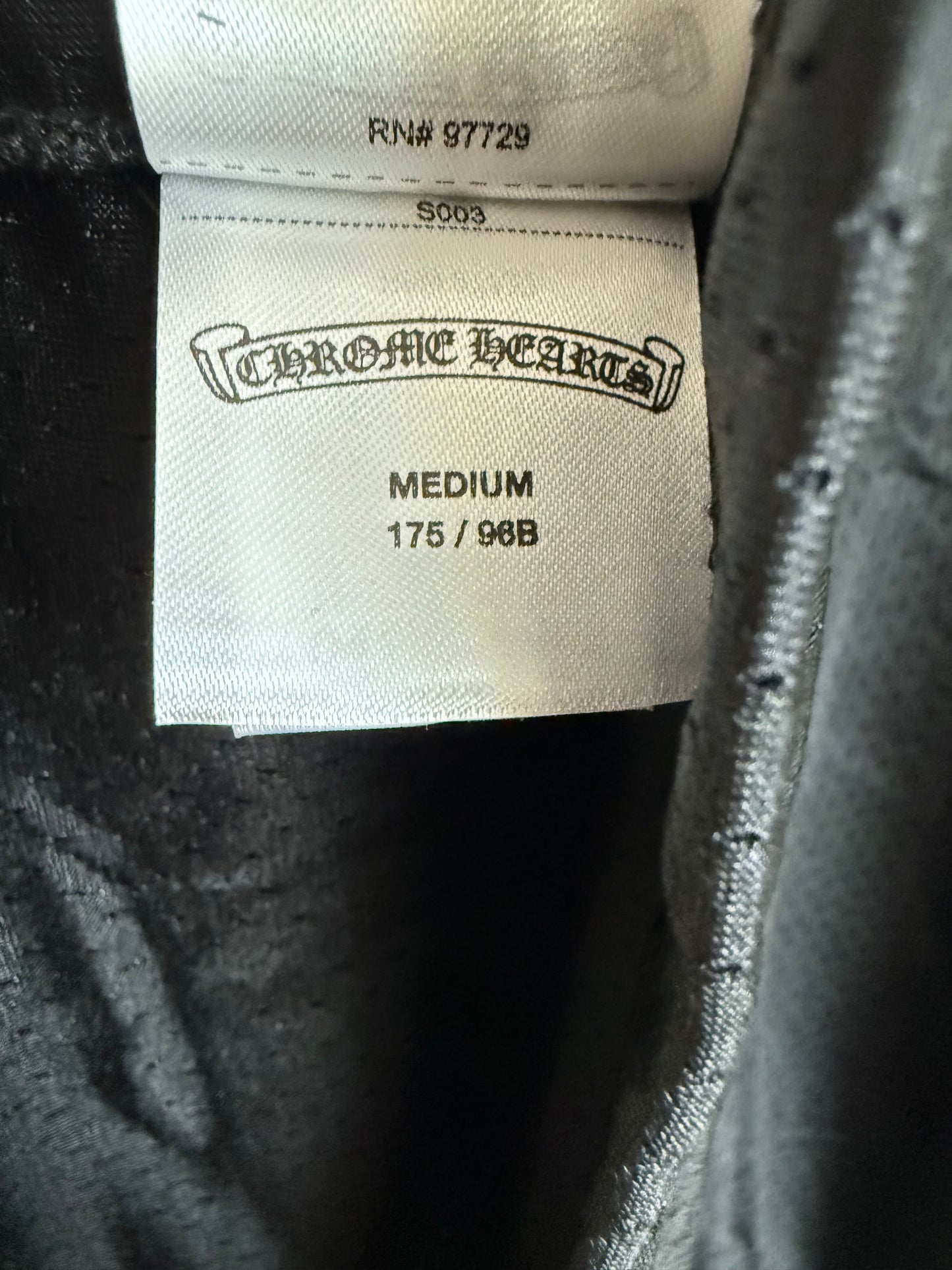 Chrome Hearts Stadium Mesh Jersey Floral SS Black Silver