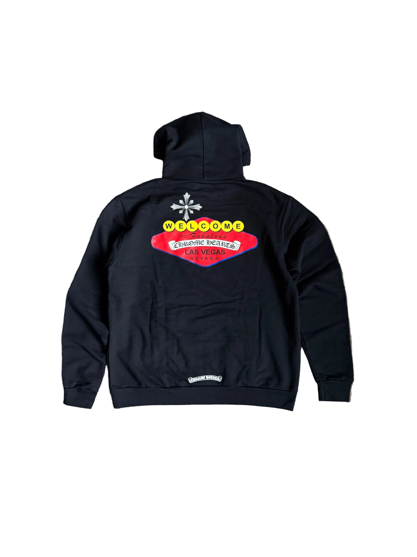 Chrome Hearts Las Vegas Welcome Pullover Hoodie Black