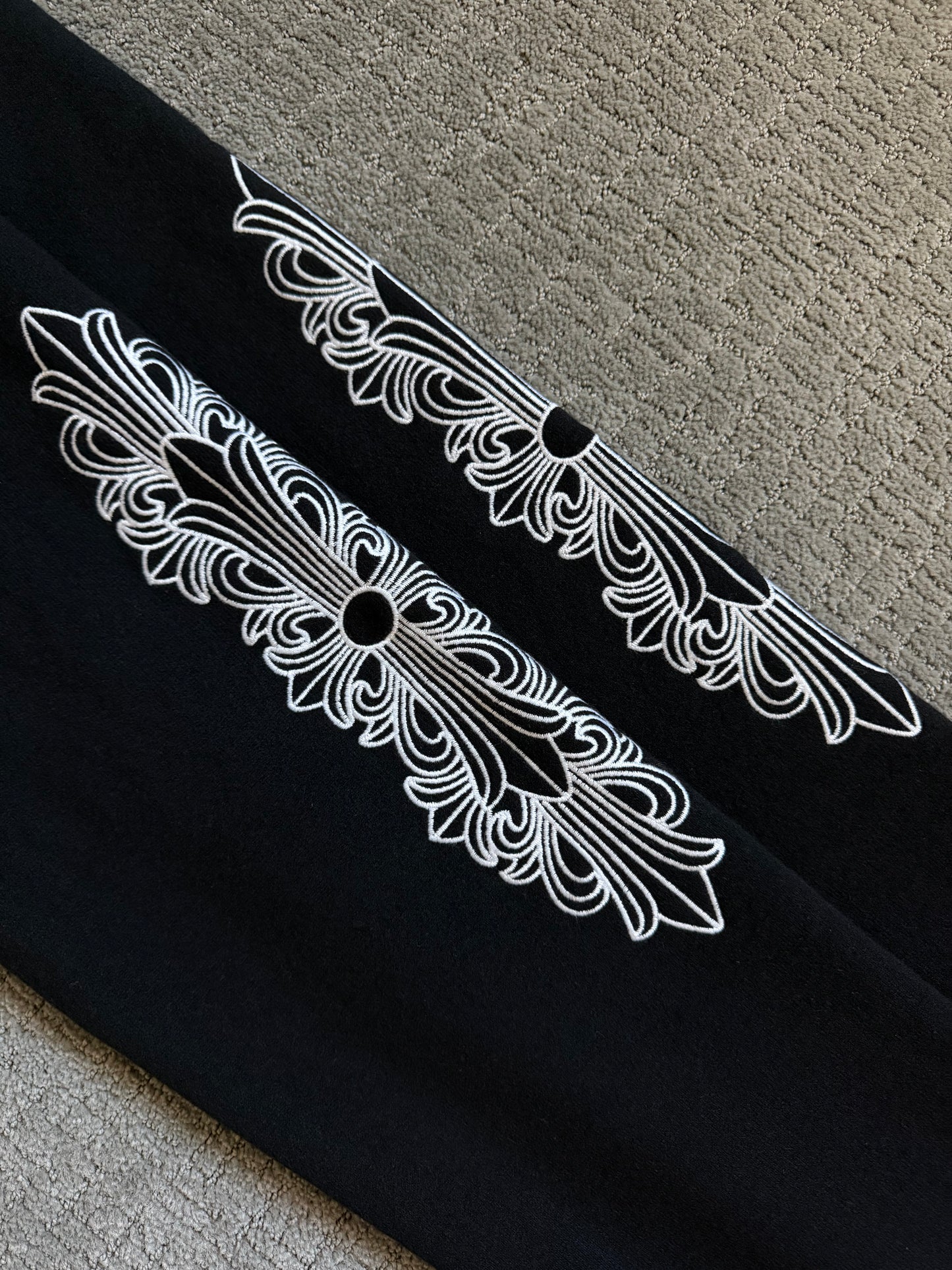 Chrome Hearts Cashmere Floral Pants