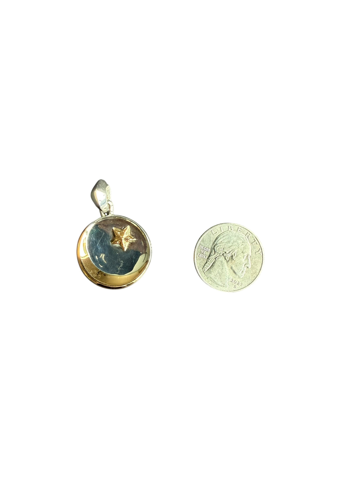 Chrome Hearts Star Moon Crescent Silver Gold Pendant