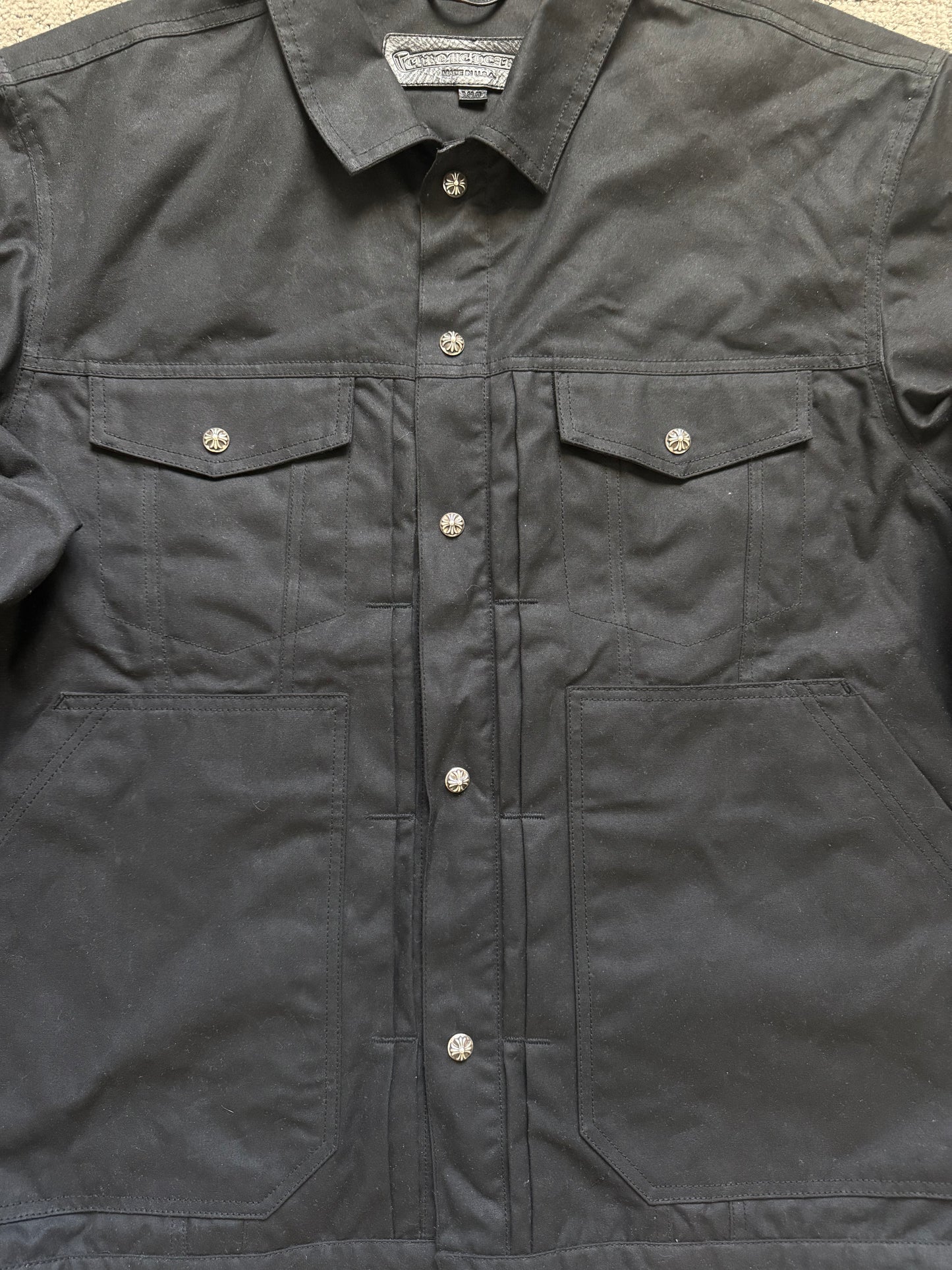 Chrome Hearts Whiplash Wax Jacket