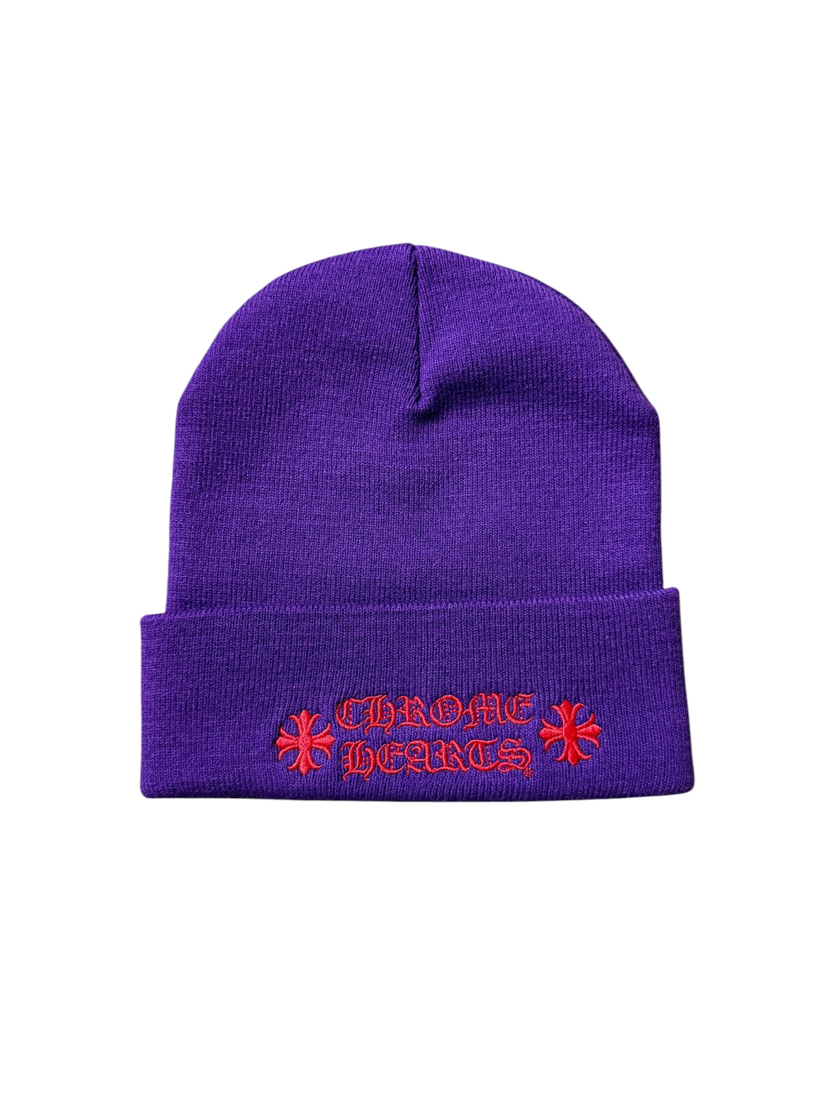 Chrome Hearts Stacked Logo Embroidery Beanie