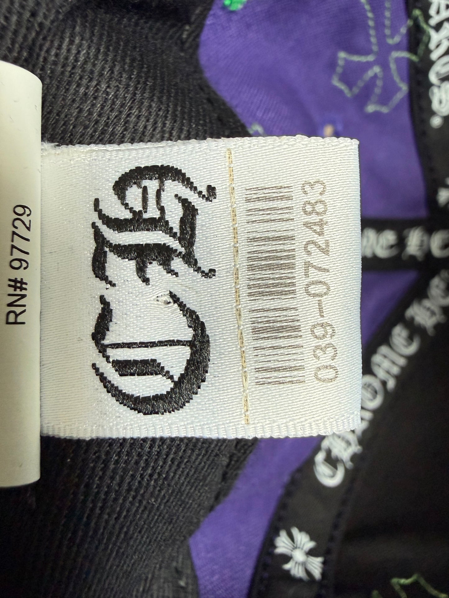 Chrome Hearts Cross Patch CH Logo Snapback