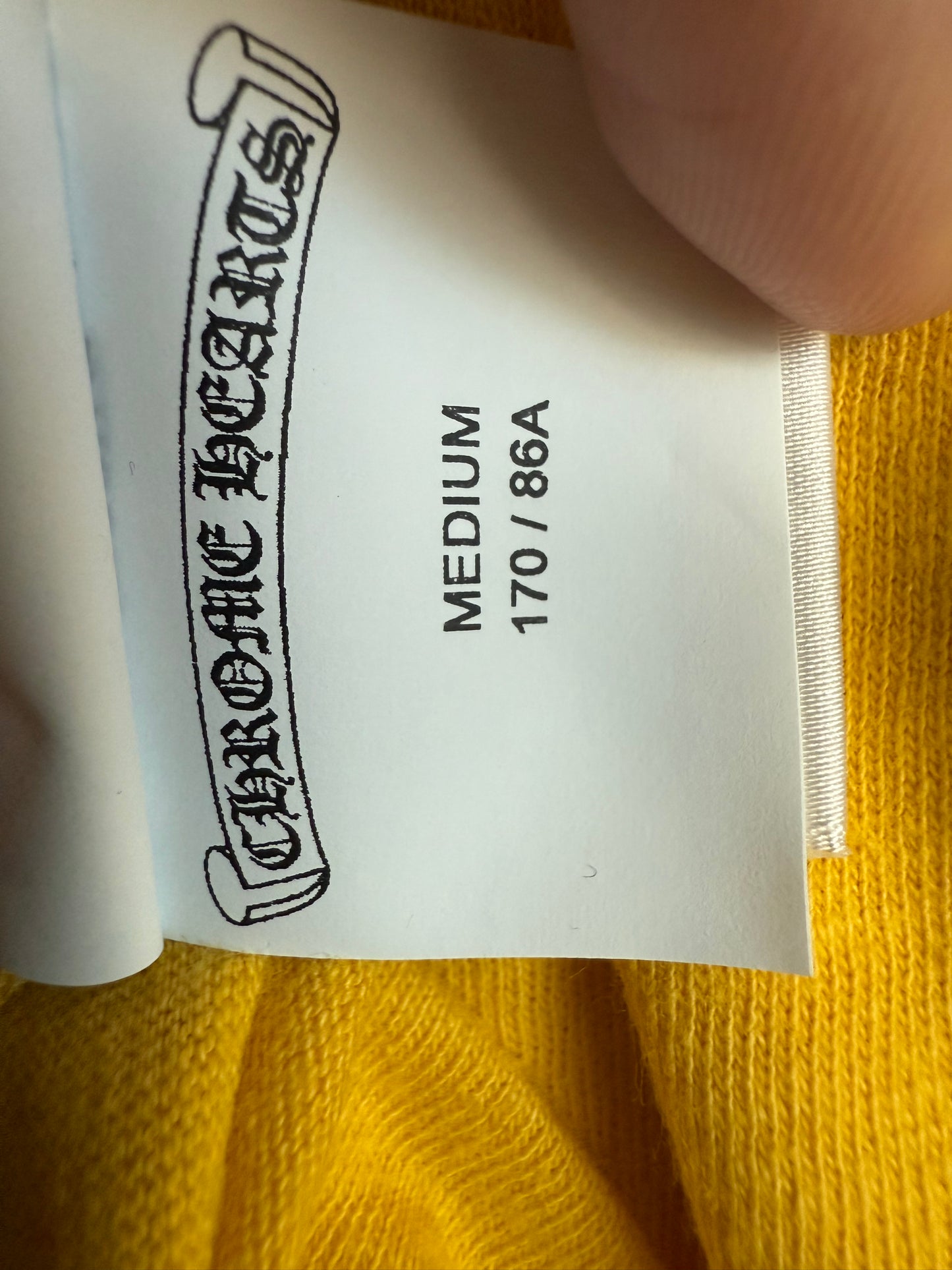 Chrome Hearts Roller Skates Horseshoe SS T-Shirt Yellow