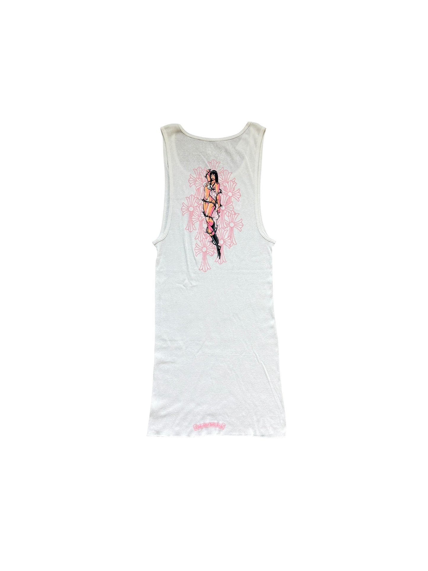 Chrome Hearts Deadly Doll Cemetery Cross Tank Top