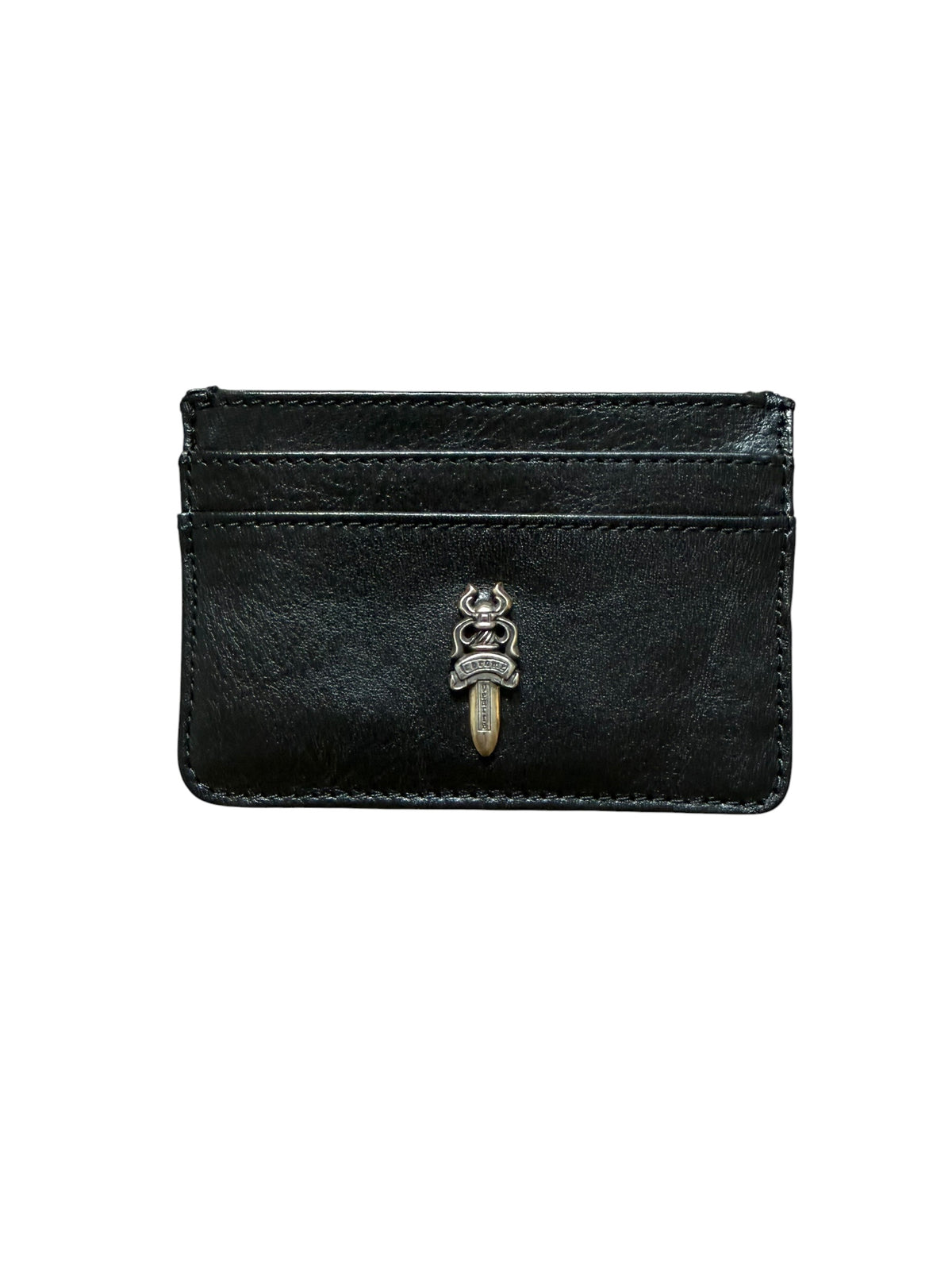Chrome Hearts Dagger Leather Cardholder