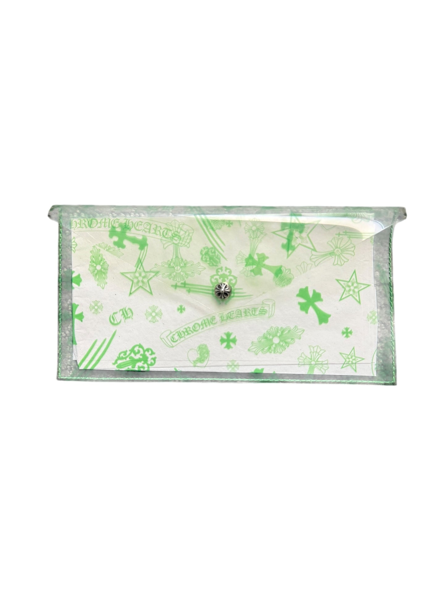 Chrome Hearts Logo Transparent Pouch
