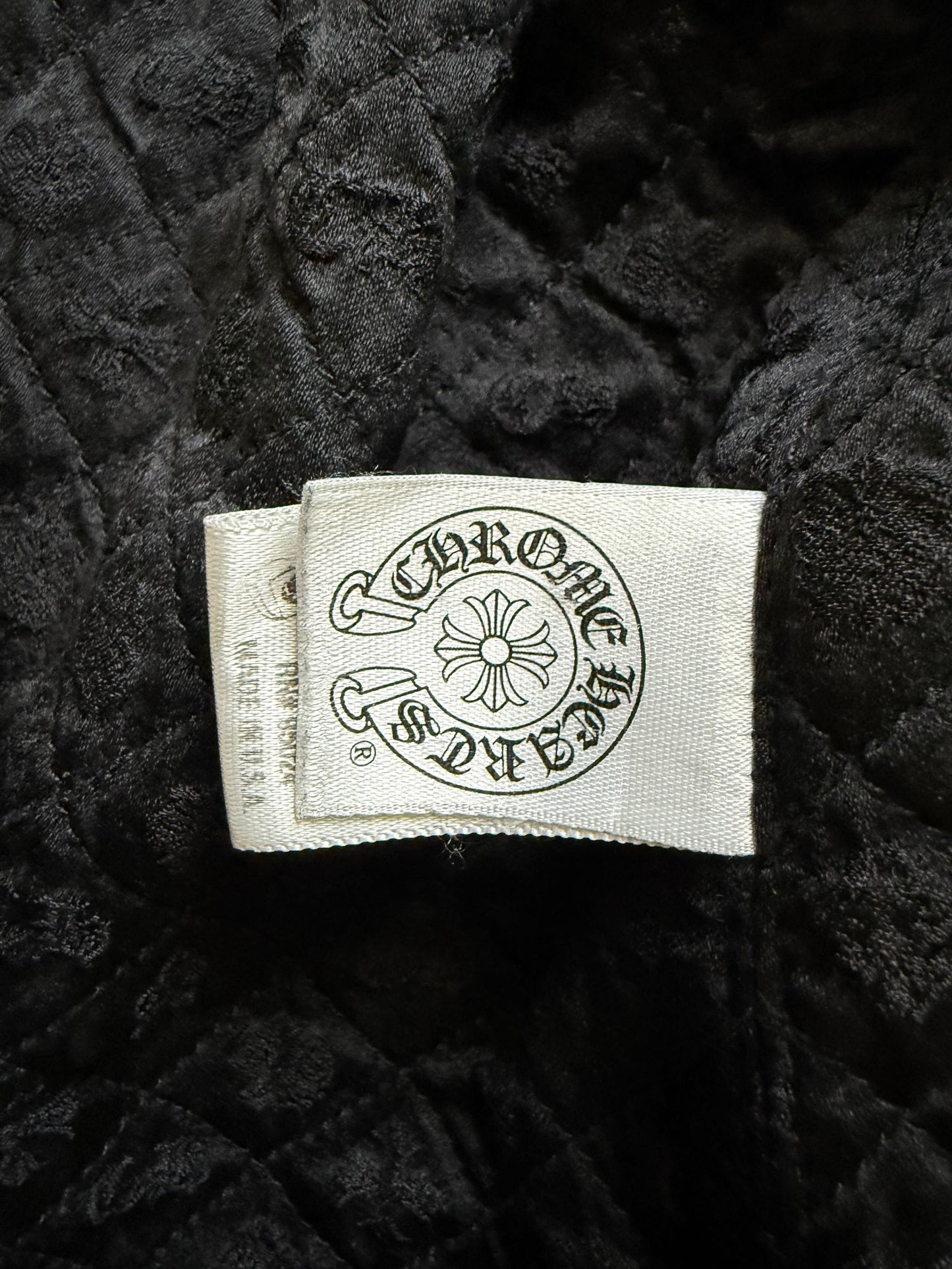 Chrome Hearts Loose Ends Cross Patch Plaid Padded Button Up