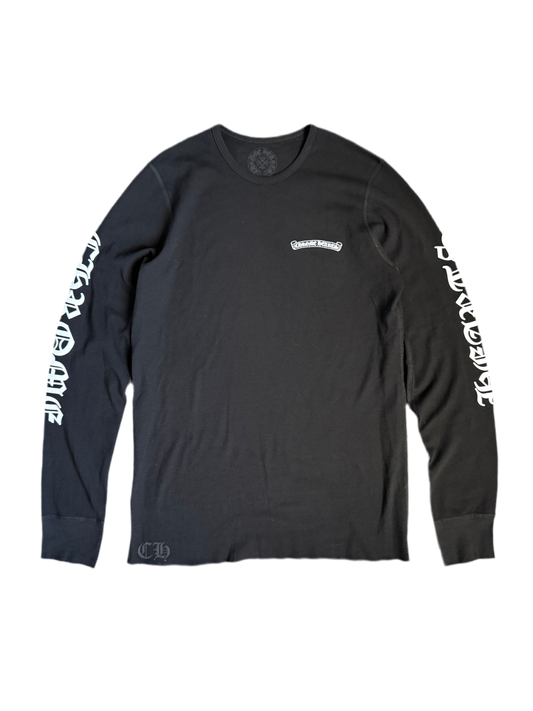 Chrome Hearts Scroll Thermal LS T-Shirt Black