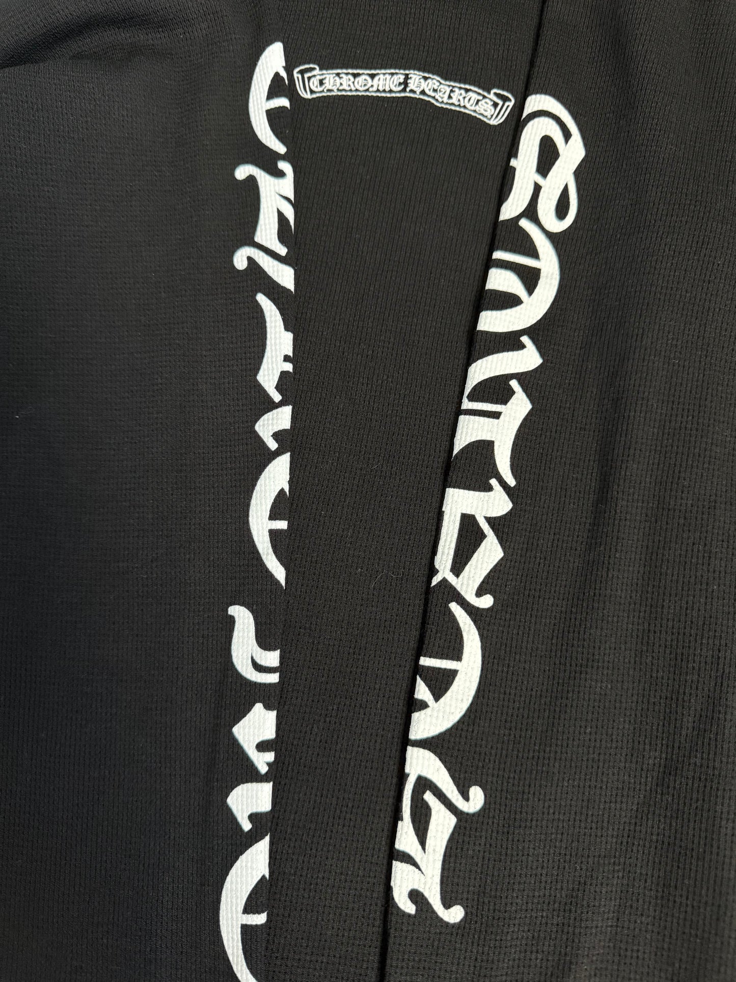 Chrome Hearts Scroll Thermal LS T-Shirt Black