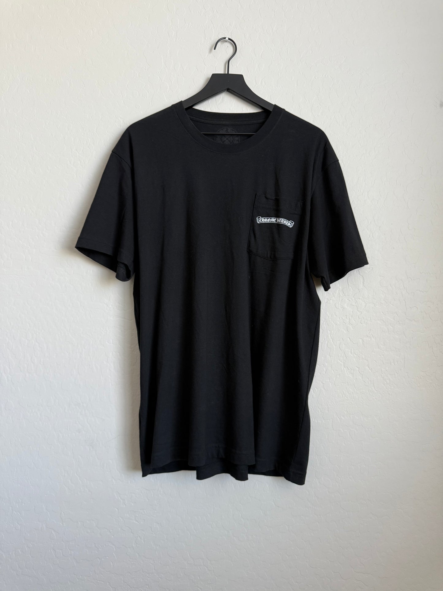 Chrome Hearts USA Spellout Logo SS T-Shirt Black