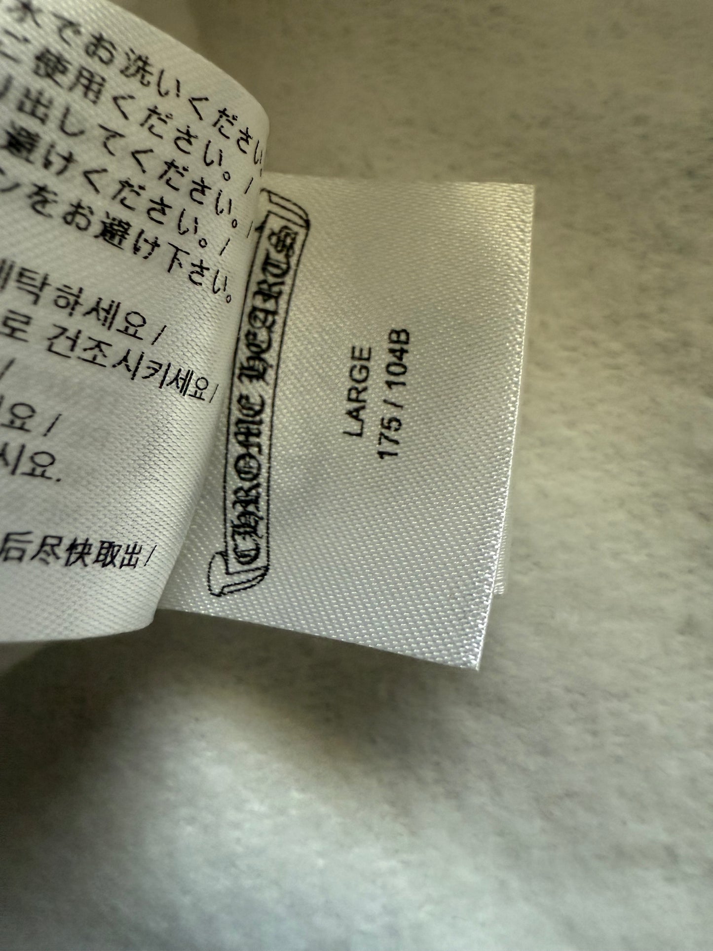 Chrome Hearts Rolling Stones Horseshoe Pullover Hoodie White Red