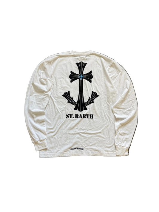 Chrome Hearts St Barth Limited LS T-Shirt White