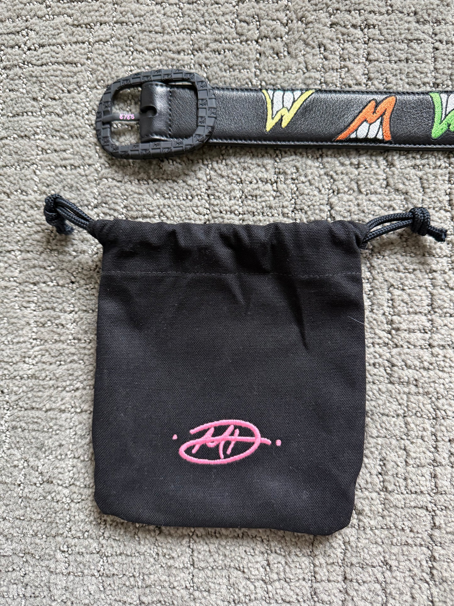 Matty Boy Chomper Stitched 99 Eyez Leather Belt