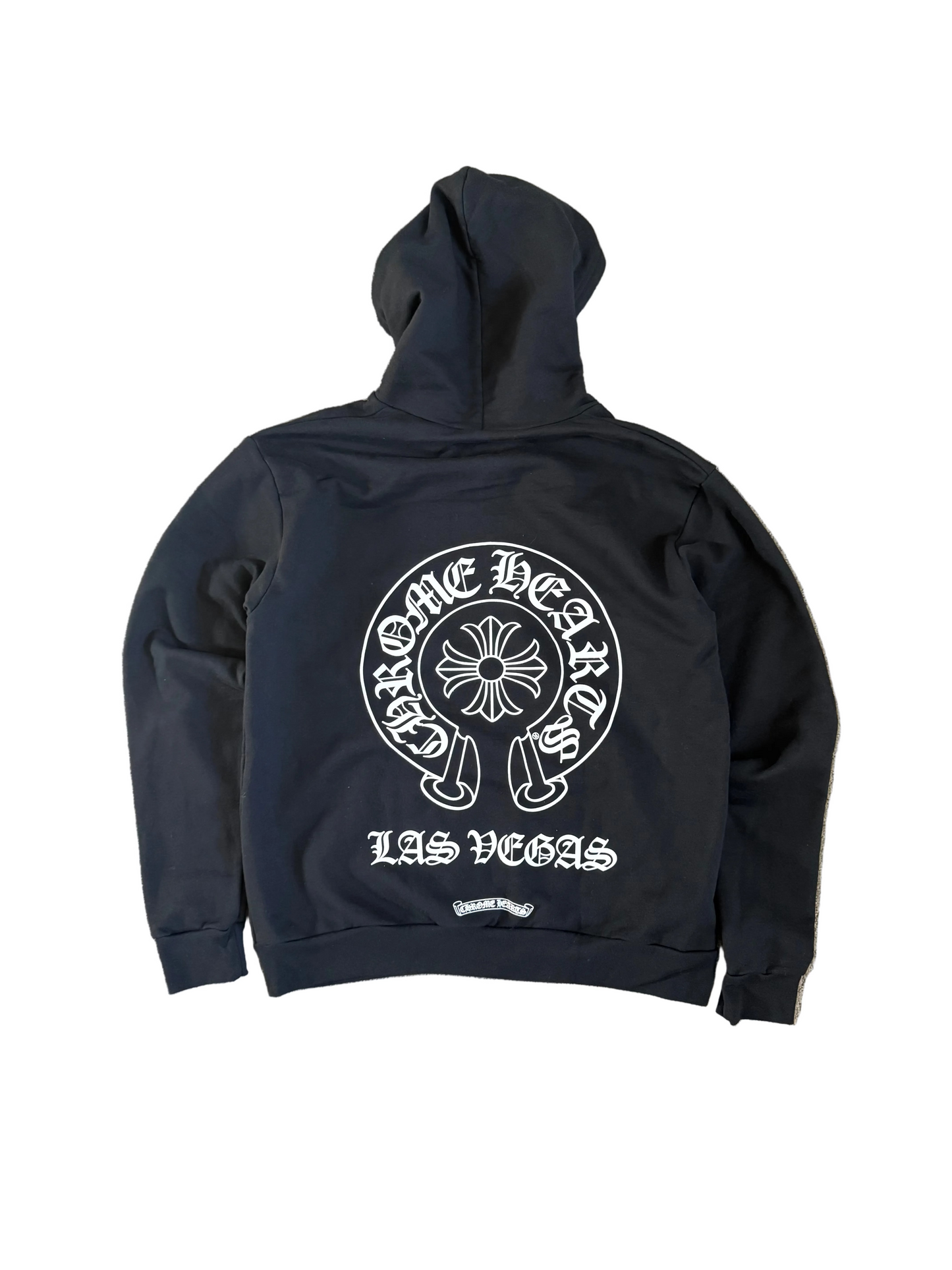 Chrome Hearts Las Vegas Horseshoe Zip Up Hoodie Black