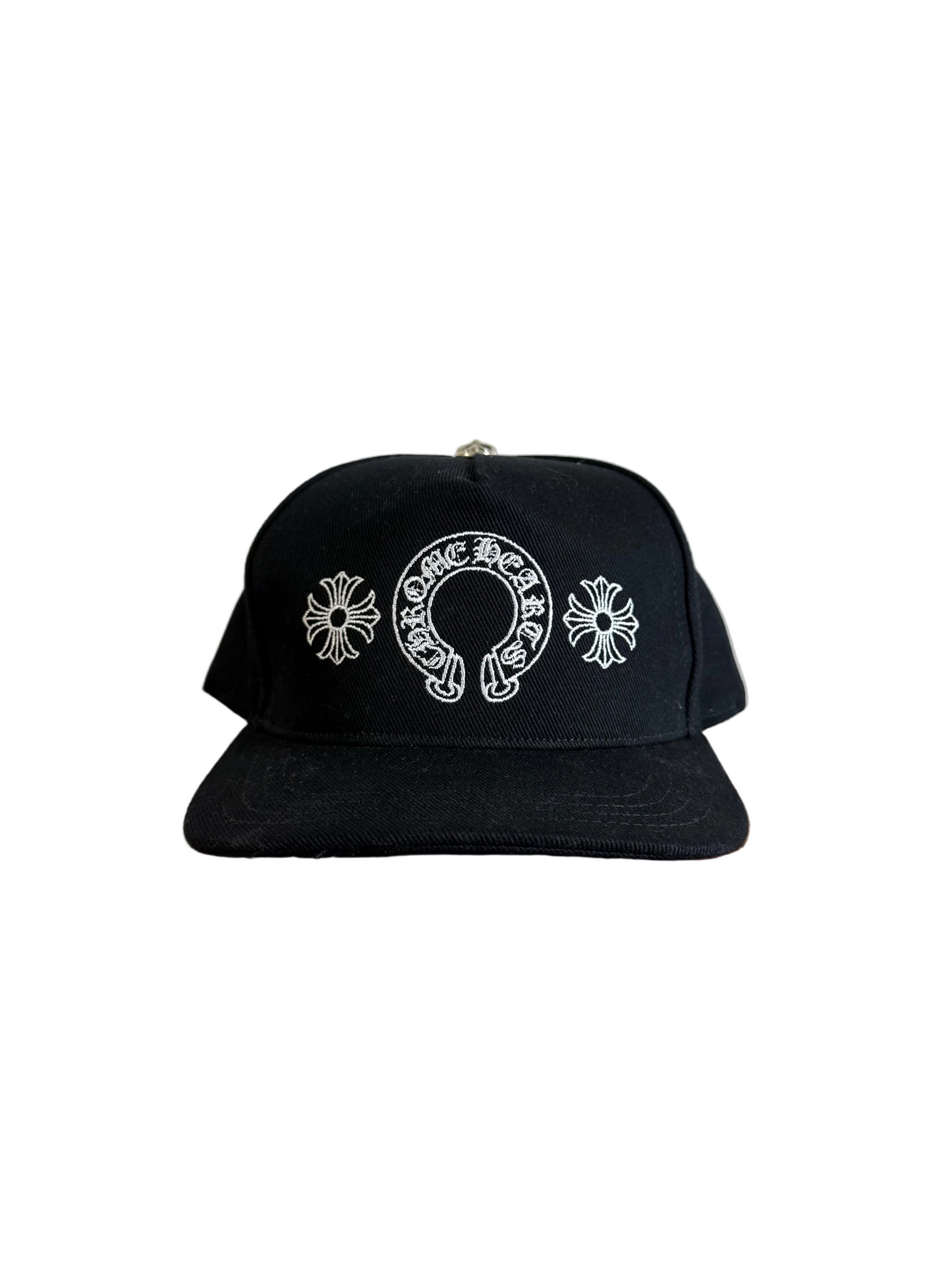 Chrome Hearts Horseshoe Snapback Hat Black