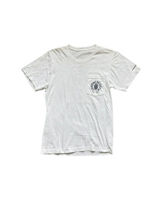 Chrome Hearts USA Flag Cemetery SS T-Shirt White