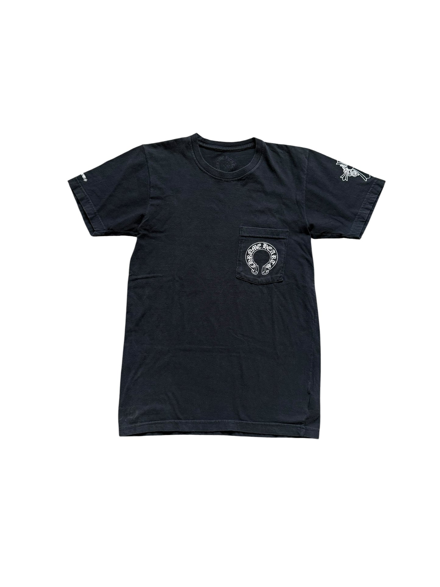 Chrome Hearts Hairy Cross Horseshoe SS T-Shirt Black