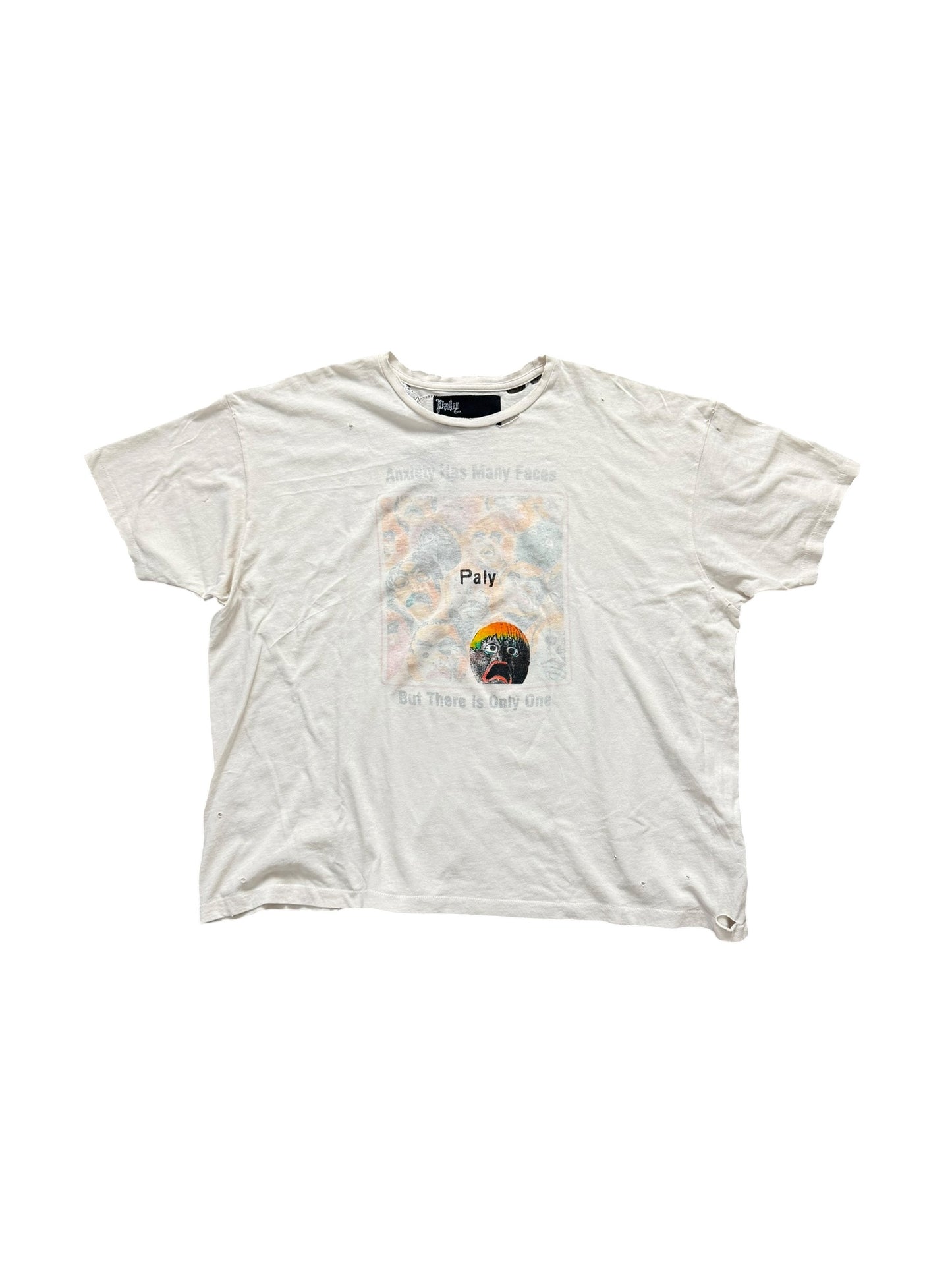 Paly Hollywood Anxiety SS T-Shirt Cream