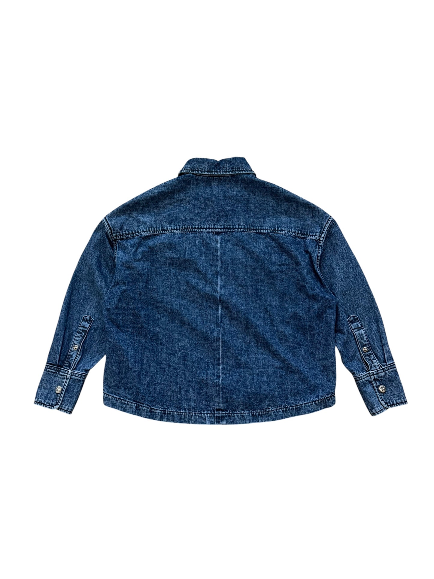 Chrome Hearts Denim Button Up Shirt