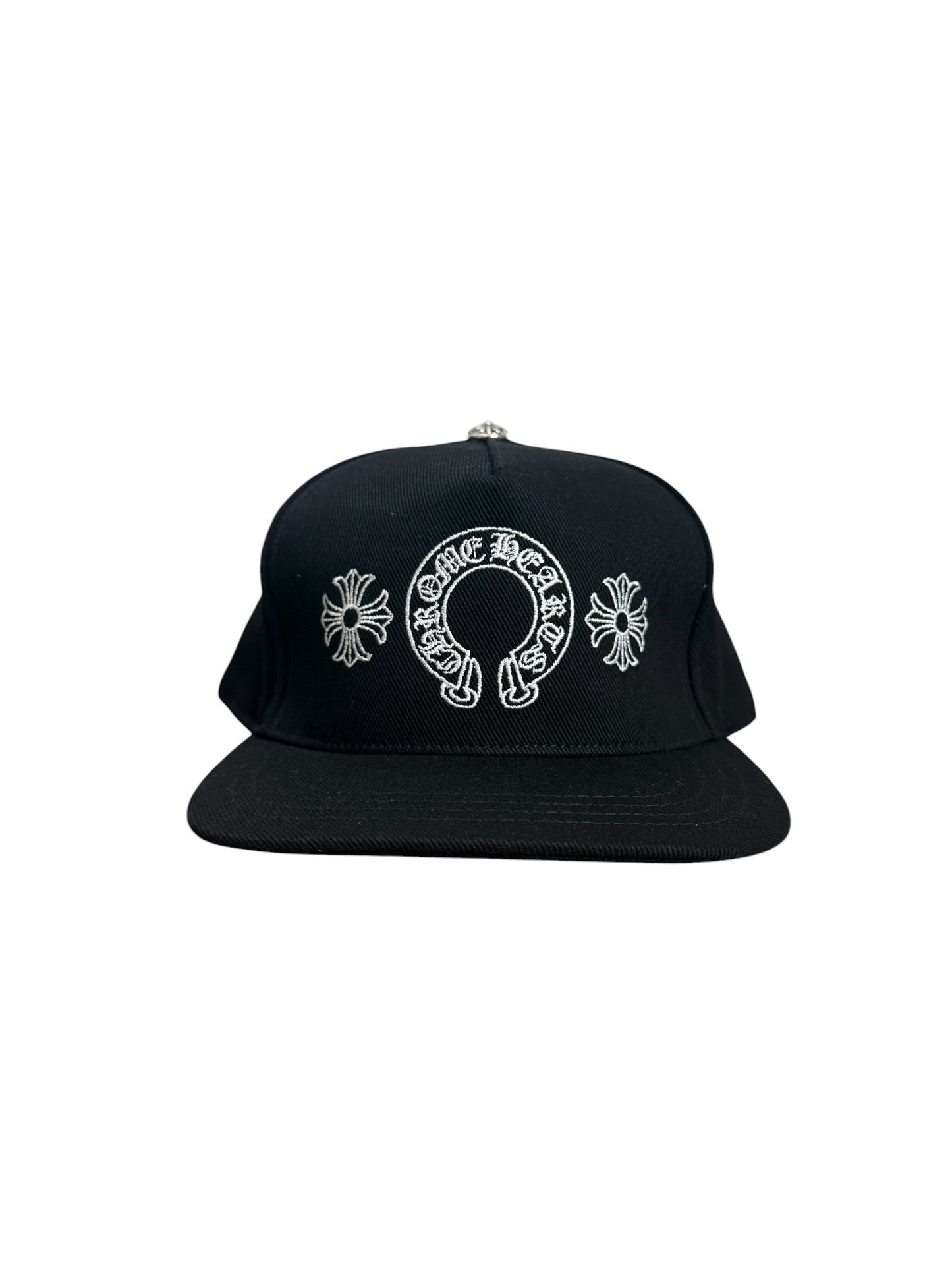 Chrome Hearts Horseshoe Denim Hat Black