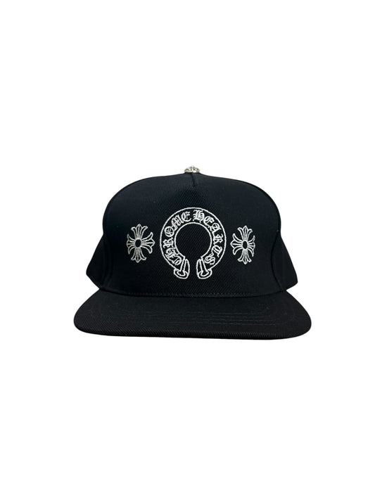 Chrome Hearts Horseshoe Denim Hat Black