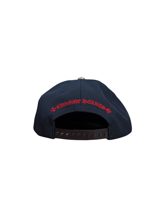 Chrome Hearts CH Logo Snapback Navy/Red