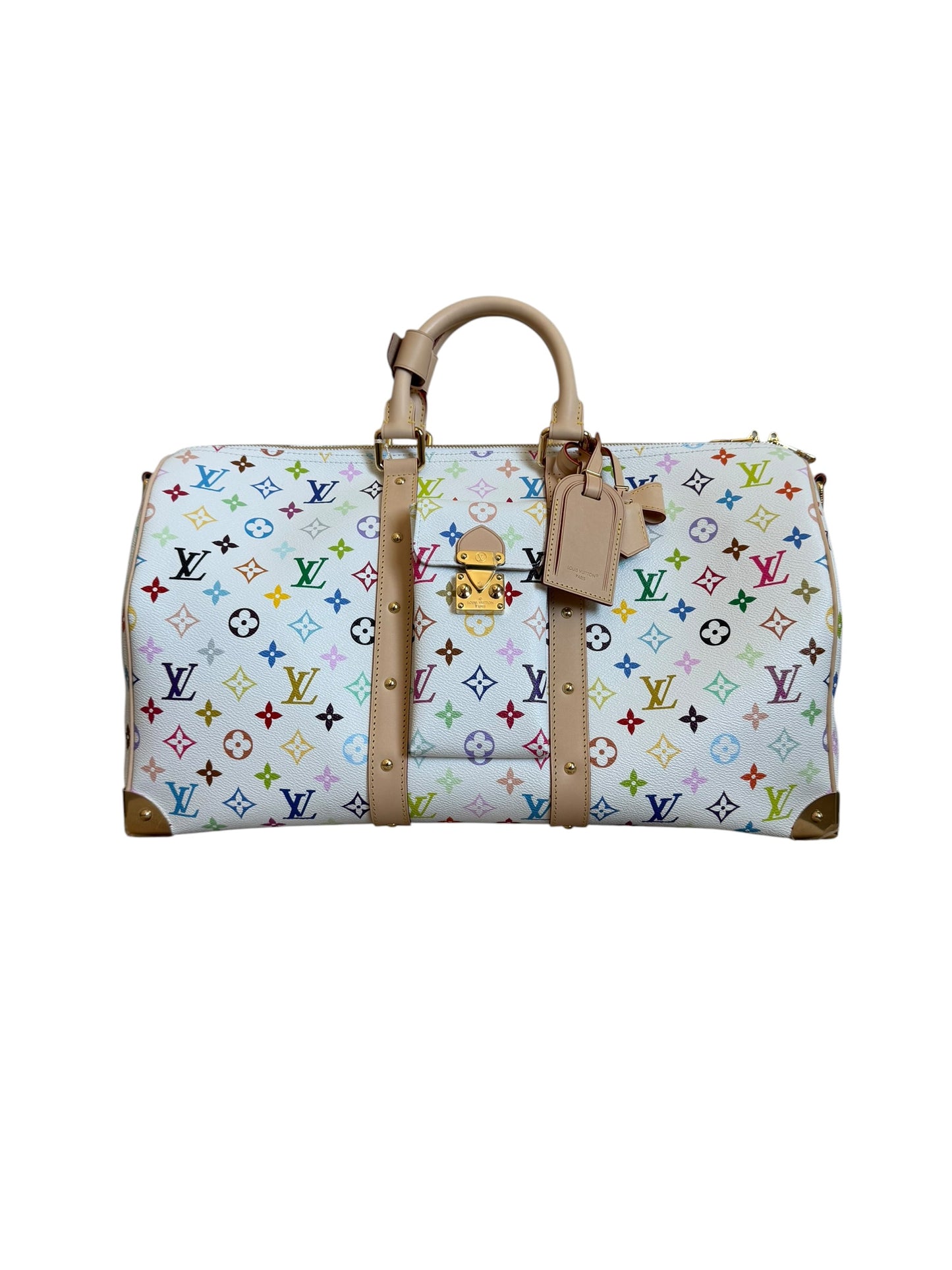 Louis Vuitton Murakami Keepall Bandouliere 45 Monogram Duffle