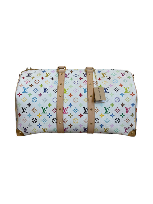 Louis Vuitton Murakami Keepall Bandouliere 45 Monogram Duffle