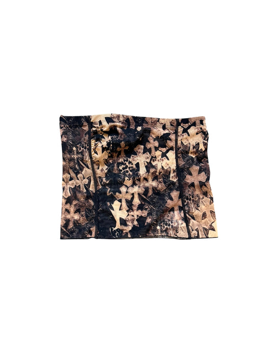 Chrome Hearts Cross Sheer Mesh Sleeveless Shirt