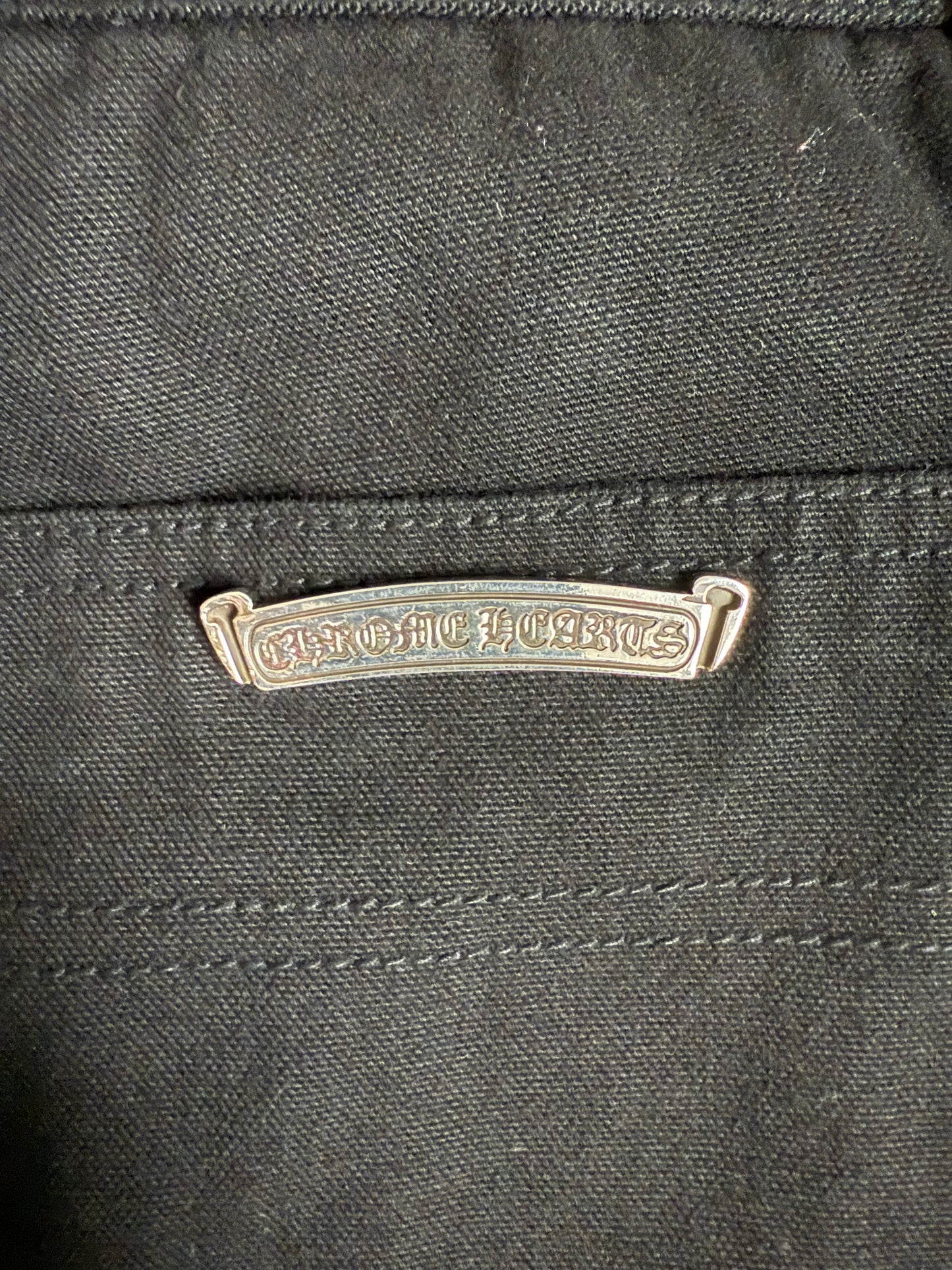 Chrome Hearts Double Knee Carpenter Pants Black