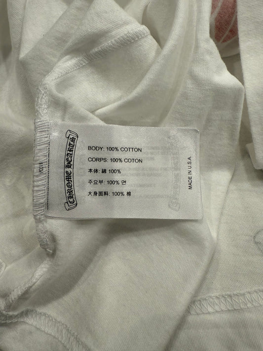 Chrome Hearts Multicolor Cemetery Cross SS T-Shirt White