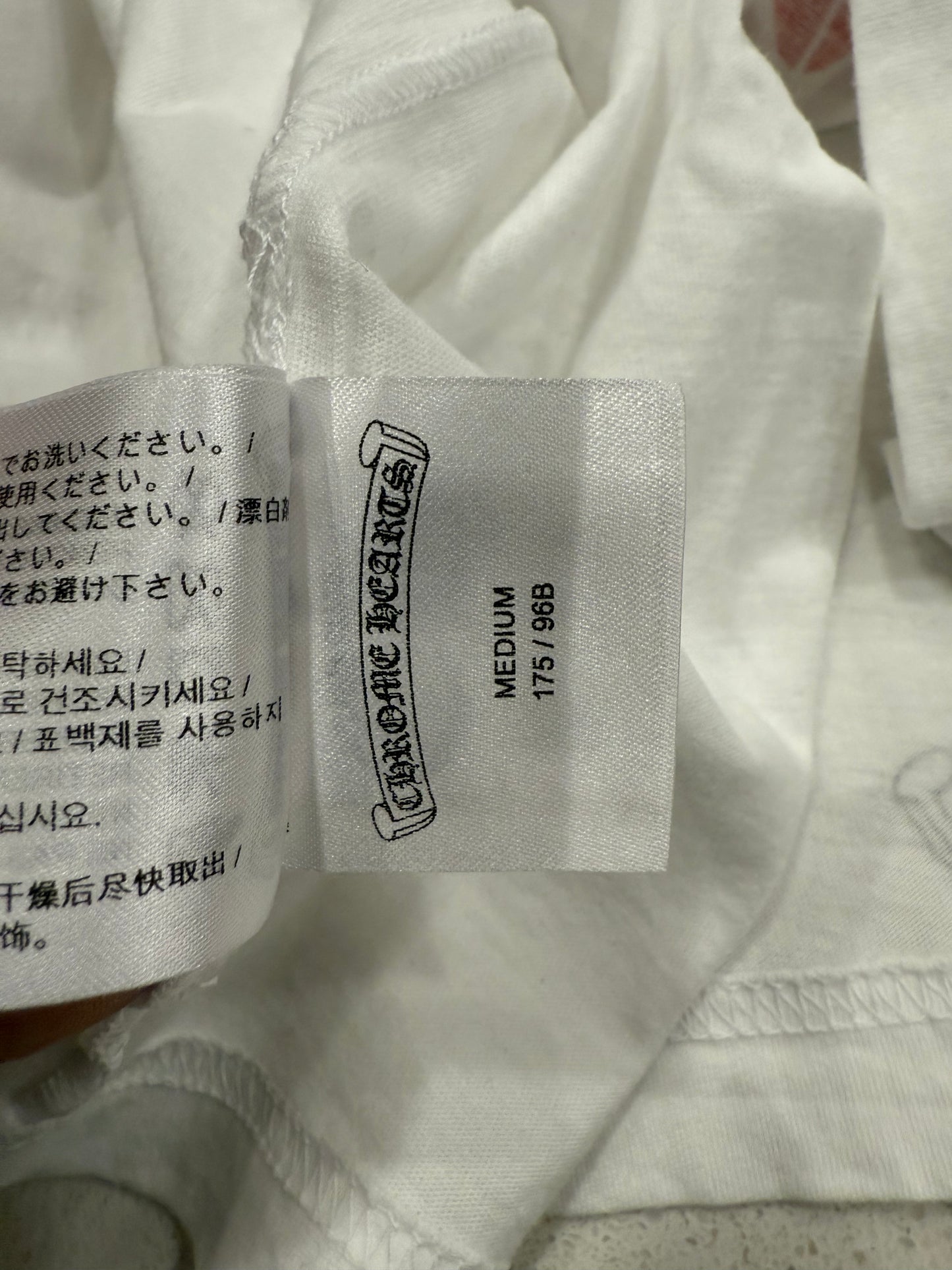 Chrome Hearts Multicolor Cemetery Cross SS T-Shirt White