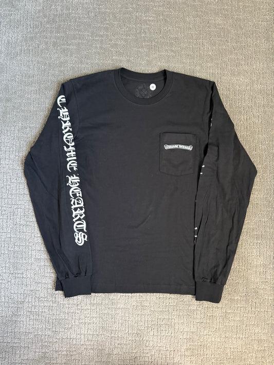 Chrome Hearts Scroll LS T-Shirt Black