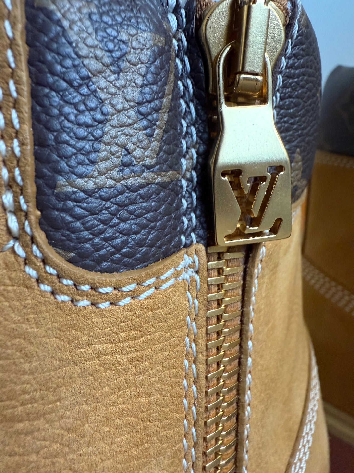 Louis Vuitton Timberland Monogram Wheat Boots