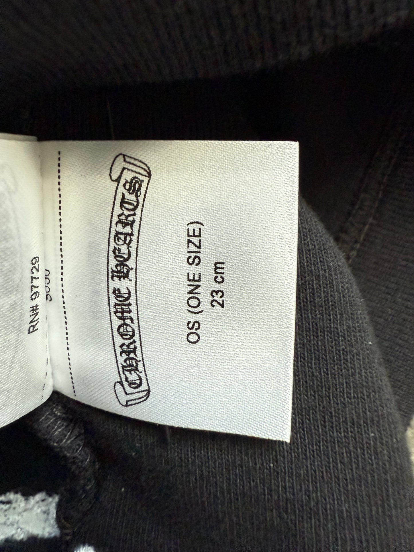 Chrome Hearts Cross Thermal Skull Cap Black