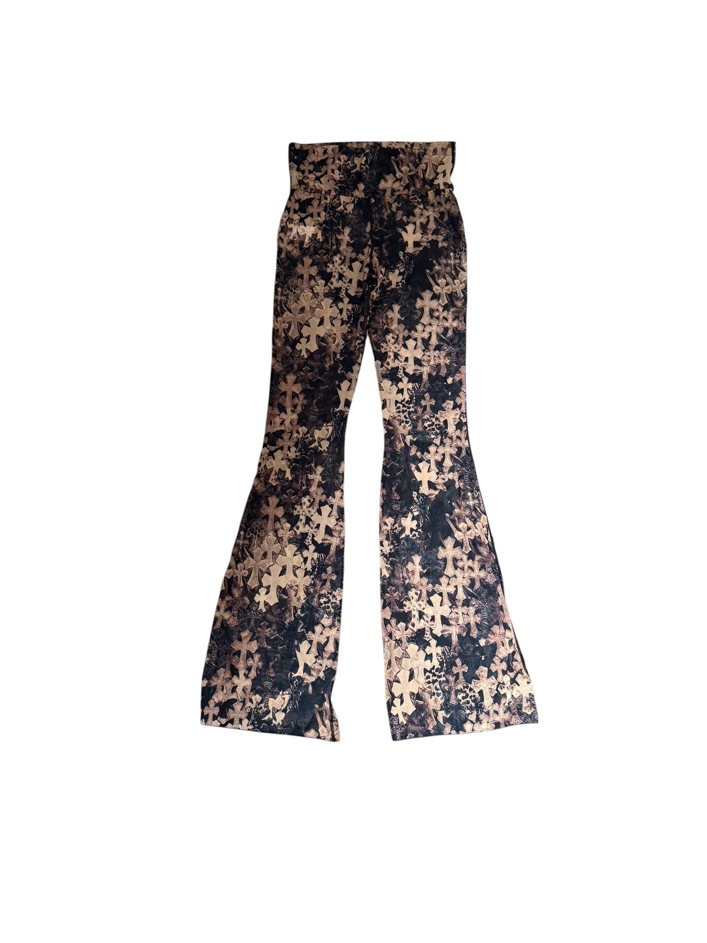 Chrome Hearts Cross Sheer Mesh Pants