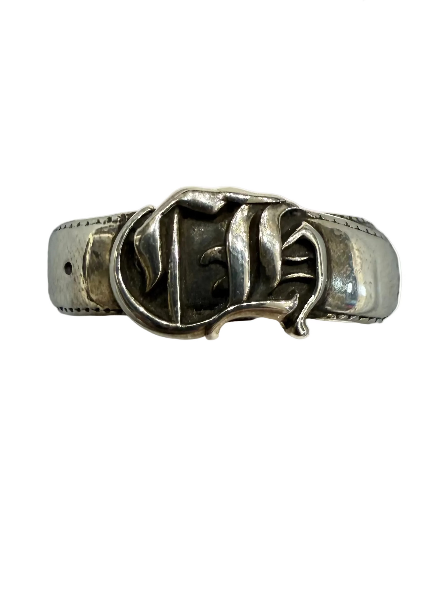 Chrome Hearts Belted CH Silver Ring