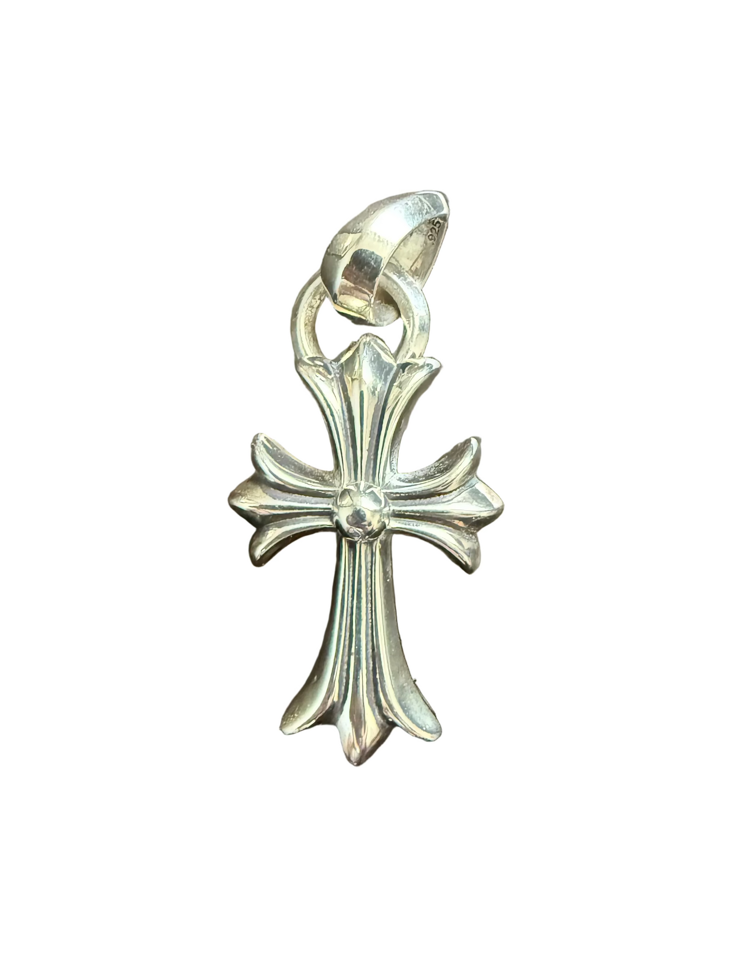 Chrome Hearts Small Cross Silver Pendant