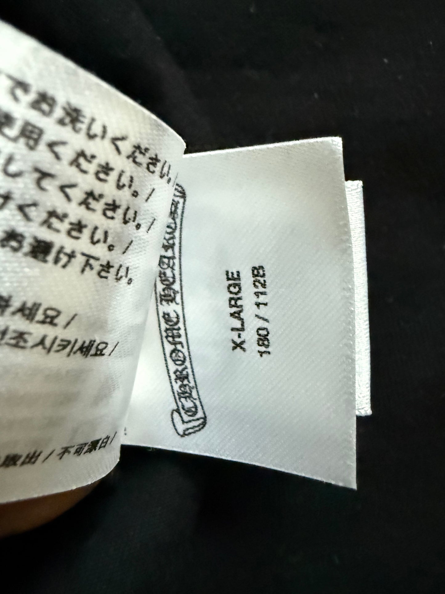 Chrome Hearts Scroll LS T-Shirt Black White