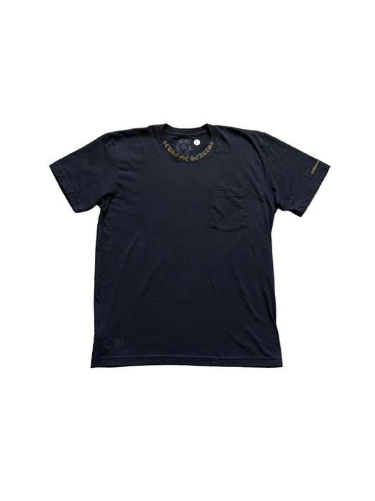 Chrome Hearts Neck Logo SS T-Shirt Black Olive