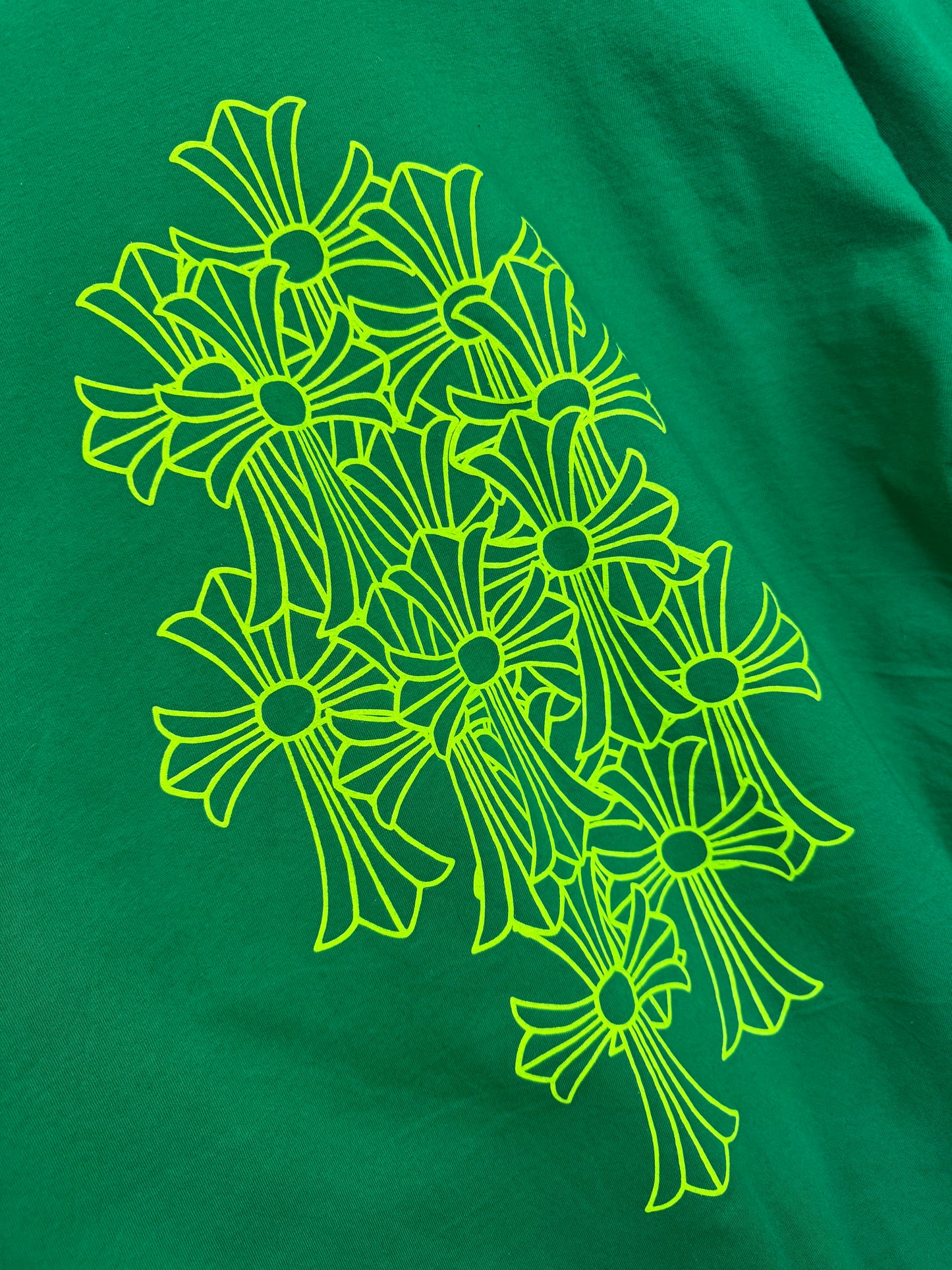 Chrome Hearts Cemetery LS T-Shirt Green