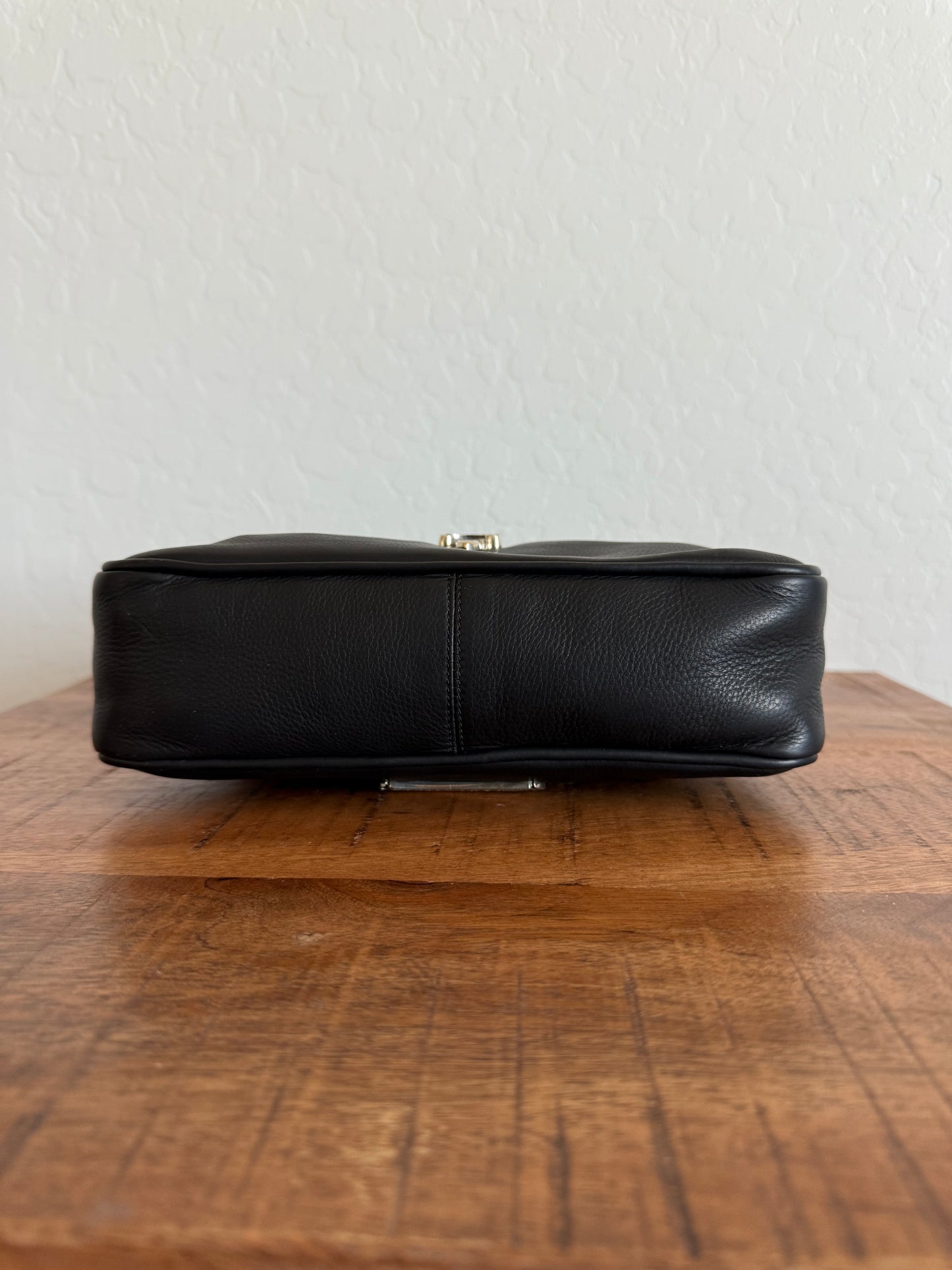 Chrome Hearts Leather Chicken Nugget Dagger Bag Black