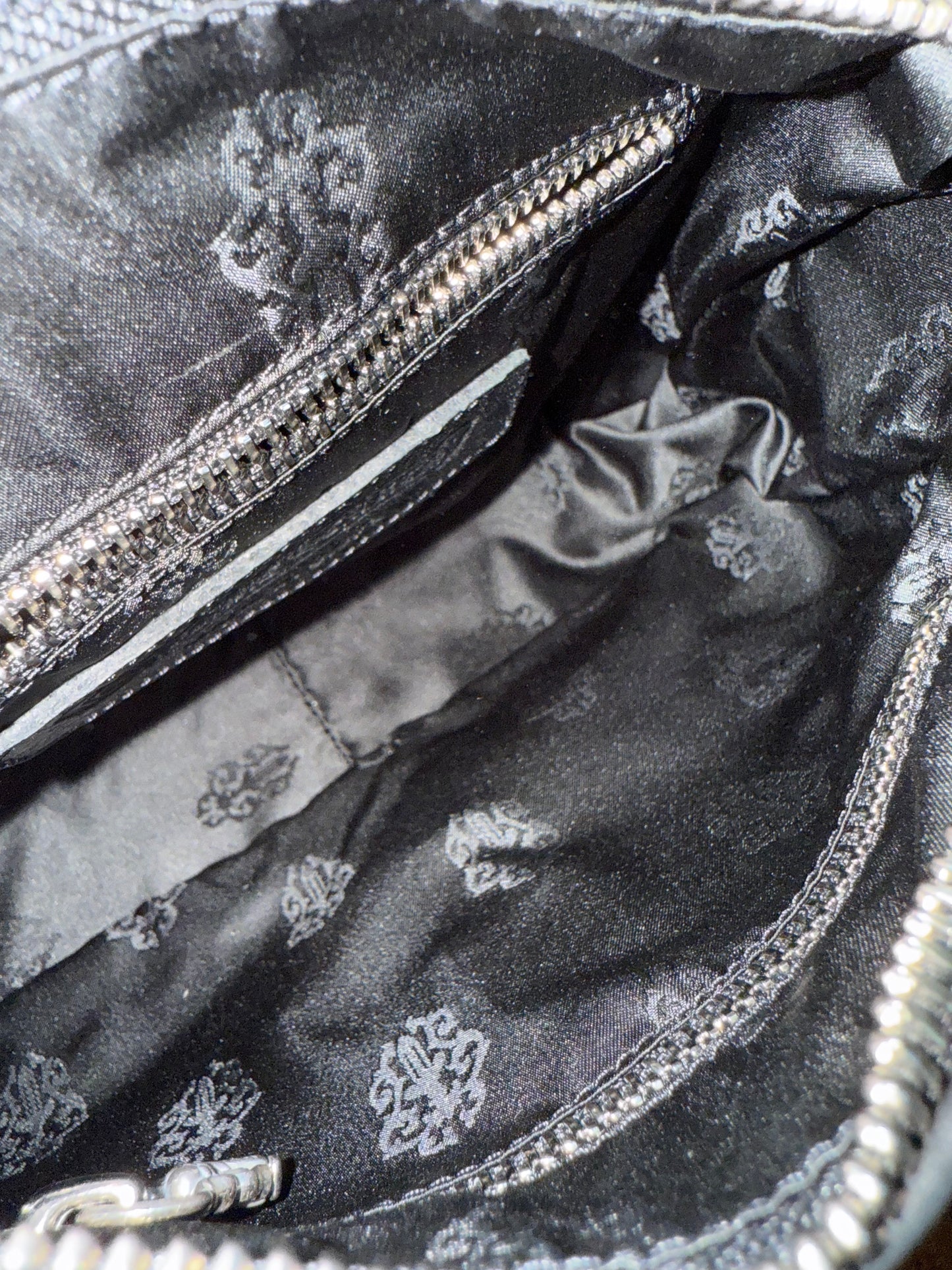 Chrome Hearts Leather Chicken Nugget Dagger Bag Black