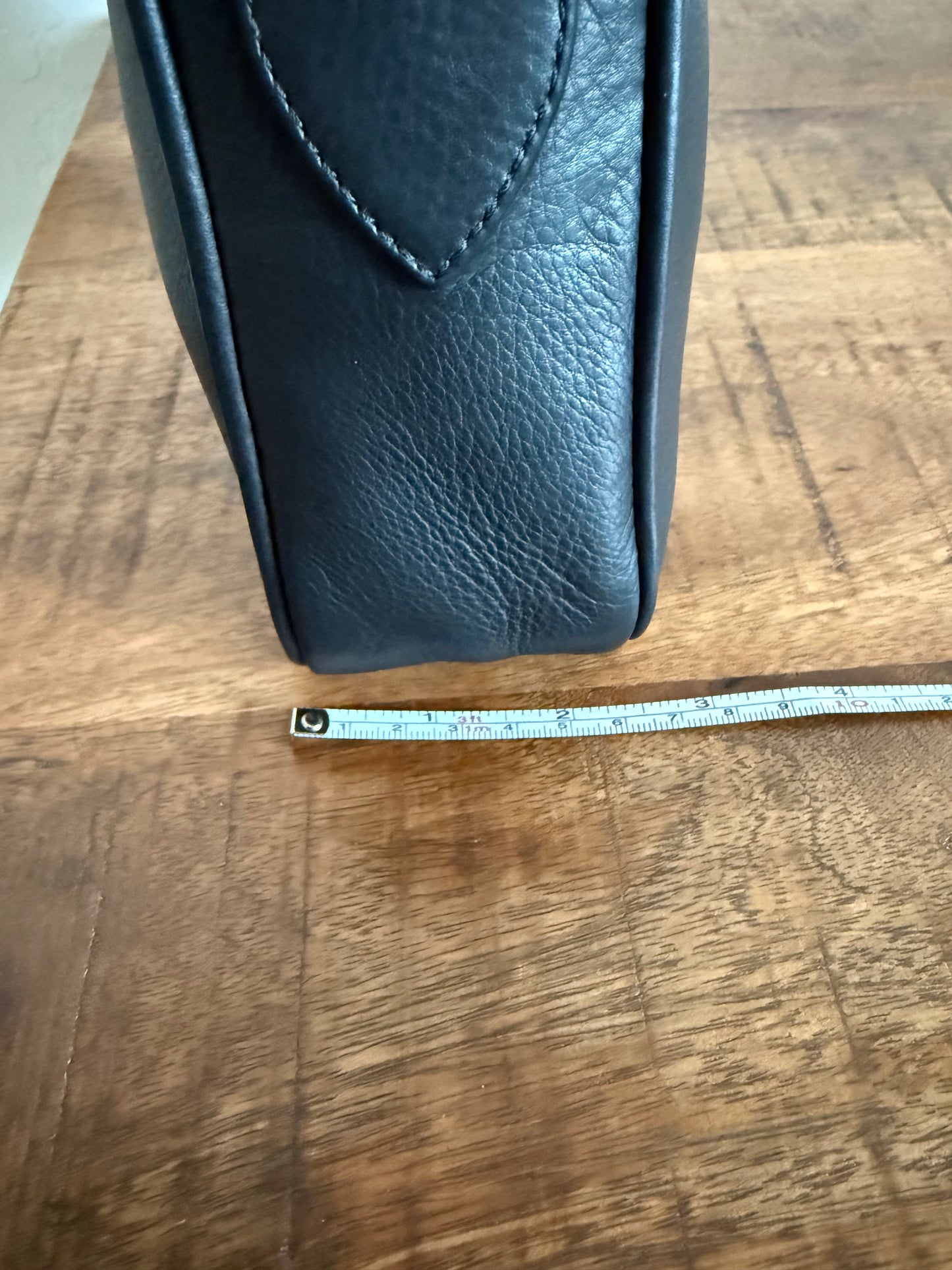 Chrome Hearts Leather Chicken Nugget Dagger Bag Black