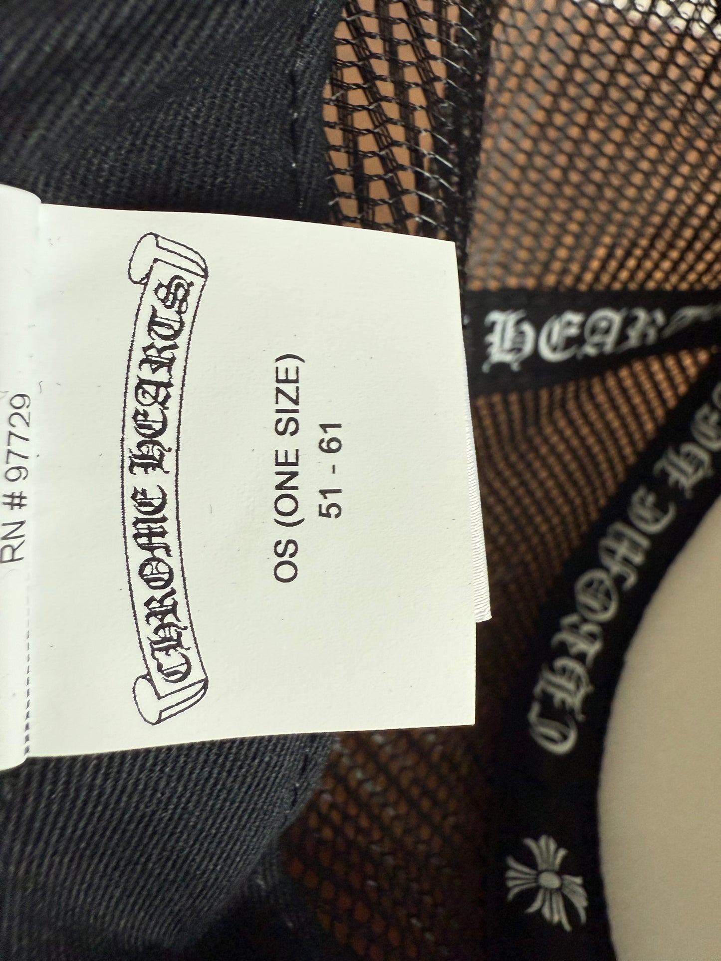 Chrome Hearts Hollywood Patch Trucker Hat White
